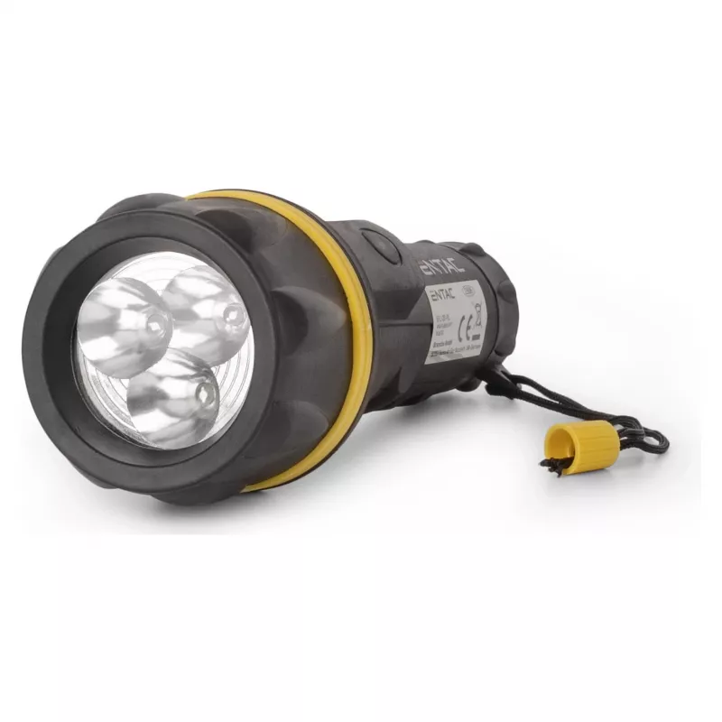 ENTAC EFL-2D-PL Linterna 2D plástico negro