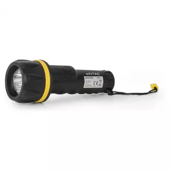 ENTAC EFL-2D-PL Linterna 2D plástico negro