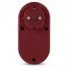 ENTAC adaptador de enchufe con 2x USB-A burdeos