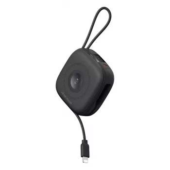 Charmast Powerbank W1205 10000mAh negro con carga inalámbrica