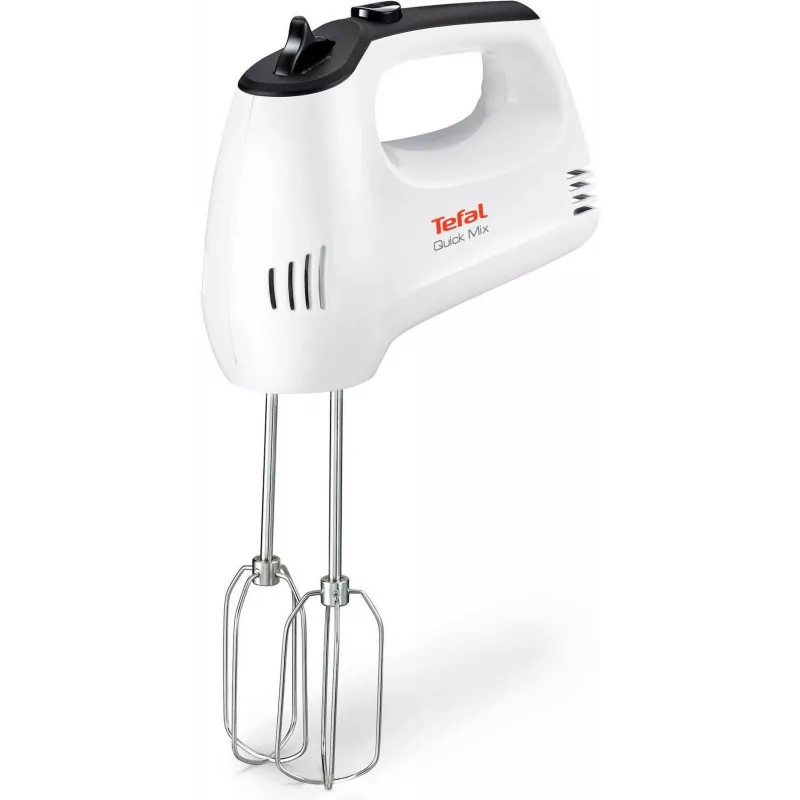 TEFAL HT3101 QuickMix Batidora de mano, 300 W, 5 velocidades, Turbo, Blanco