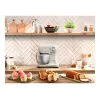 TEFAL QB140AF0 Bake Easy Batidora de pie, 500 W, 12 velocidades, Bol 3,5 L, Beige