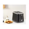 TEFAL Tostadora TT7208E0 Collection Retro 850 W 2 ranuras Acero inoxidable Negro