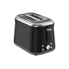 TEFAL Tostadora TT7208E0 Collection Retro 850 W 2 ranuras Acero inoxidable Negro