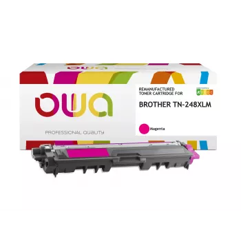 Armor OWA Cartucho de tóner compatible Magenta Extra High Yield para Brother TN248XLM