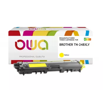Armor OWA Cartucho de tóner compatible Amarillo para Brother TN-248XL High Yield 2300 páginas