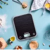 TEFAL Báscula de cocina BC50D2V0 Optiss - LCD digital, capacidad 5 kg, Negro