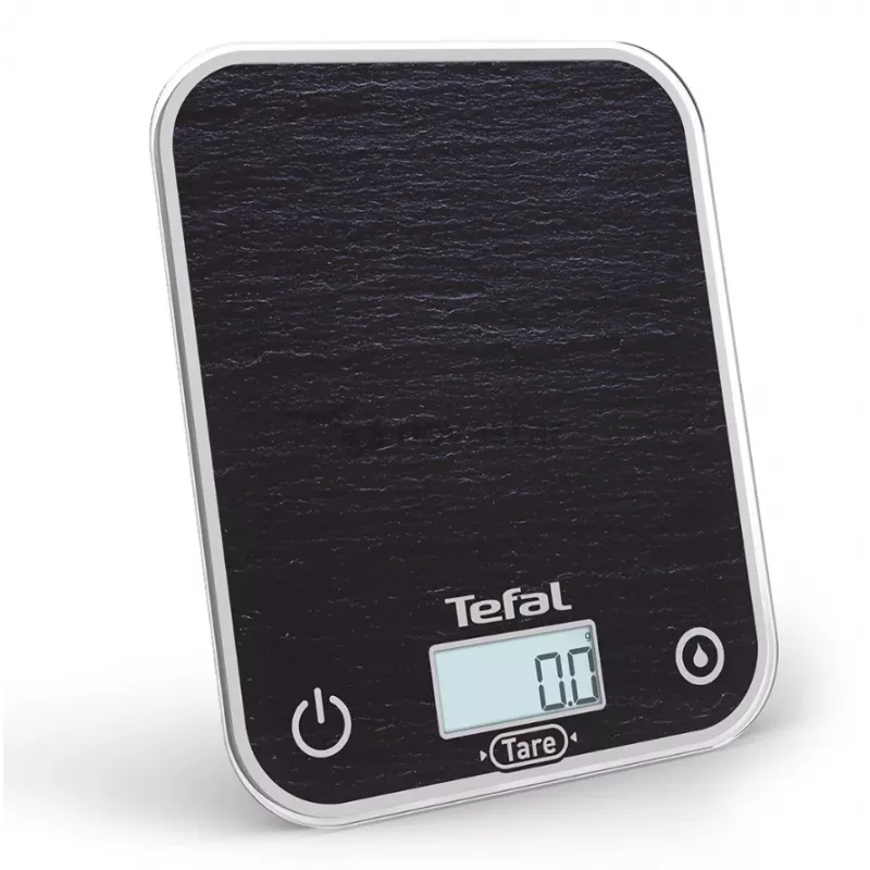 TEFAL Báscula de cocina BC50D2V0 Optiss - LCD digital, capacidad 5 kg, Negro
