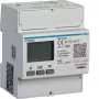 Hager ECR382D Contador de energía de conexión directa trifásico 80A 4 módulos Modbus MID