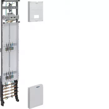 Hager universZ Cuadro de contadores completo 2 ZP 1 campo 1350mm NRW SH MV N-Sachsen (ZH53X3T)