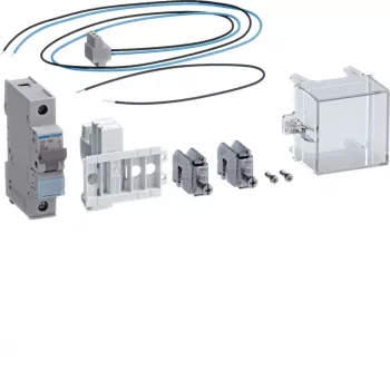 Hager ZY5N1LS Armario de contadores completo para emplazamiento de contador altura 1400mm, 6A