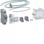 Hager ZY5N1LS Armario de contadores completo para emplazamiento de contador altura 1400mm, 6A