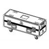 NEXO IDT-2CASE84 flight case con ruedas para 2 altavoces ID84 / ID84T
