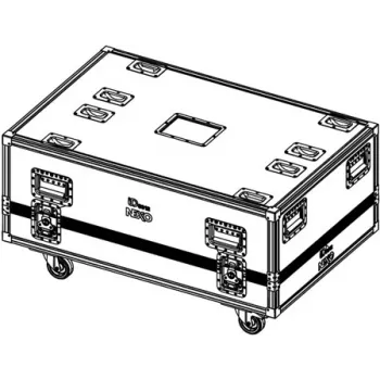 NEXO IDT-2CASE312 flight case para 2 subwoofers IDS312