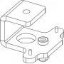 NEXO VNI-CLADAPT adaptador de montaje en techo para altavoces serie VNI