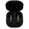 Guess 4G Metal Logo auriculares Bluetooth True Wireless Stereo con estuche de carga (negro)