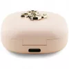 Guess 4G Metal Logo True Wireless Stereo Bluetooth 5.0 Earbuds con estuche de carga - Rosa