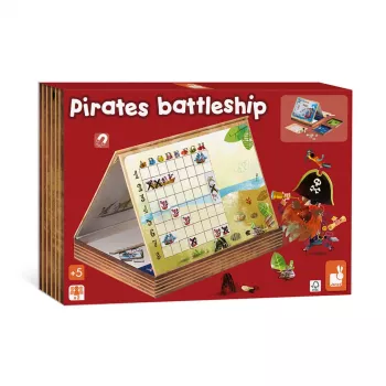 Janod Set de Juguetes de Baño Barcos - 3 Barcos de Caucho Natural para Niños Pequeños