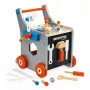 Janod Brico'Kids Carrito Banco de Trabajo Magnético con Herramientas - 24 Piezas