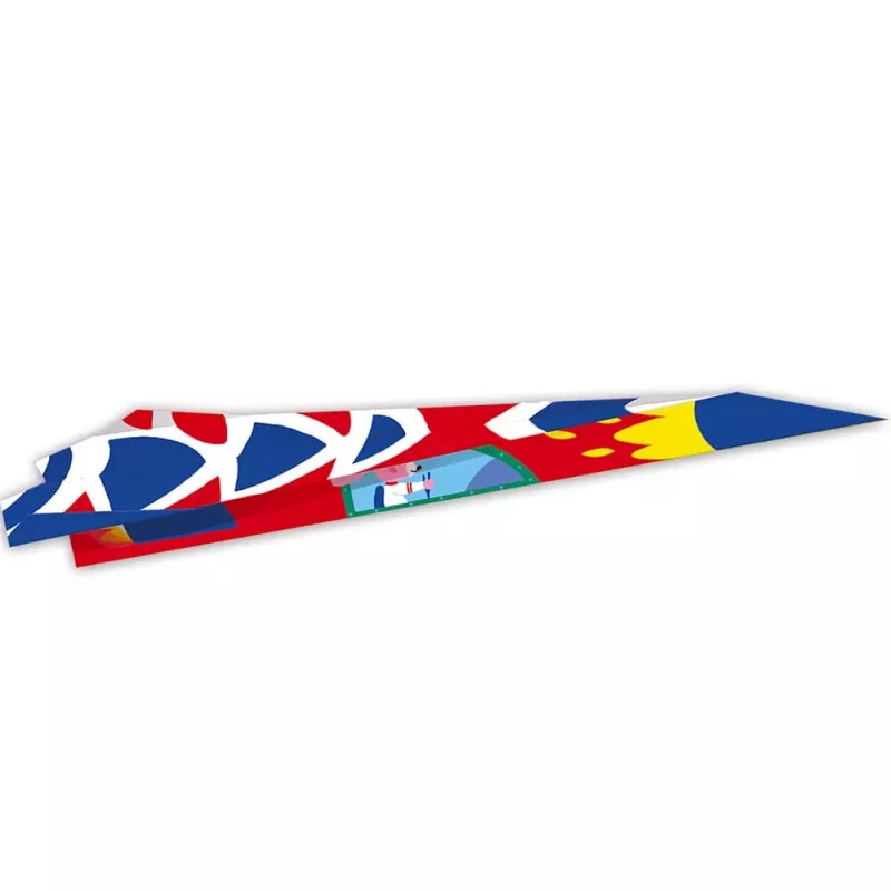 Janod Aviones de Papel con Lanzador - Set de Manualidades DIY para Niños