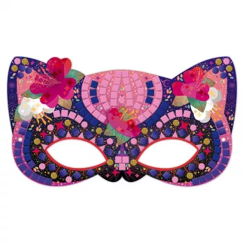 Janod Mozaika Maski Set de Arte con Mosaicos - 5 Máscaras de Animales