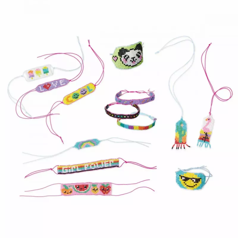 Janod Telar de Abalorios Set de Creación de Joyas para Niños desde 8 Años