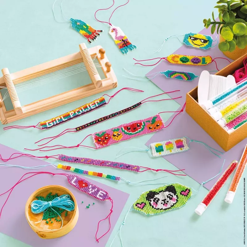 Janod Telar de Abalorios Set de Creación de Joyas para Niños desde 8 Años