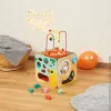 Janod Cubo de Actividades Educativo Grande con Laberinto de Abalorios J08256