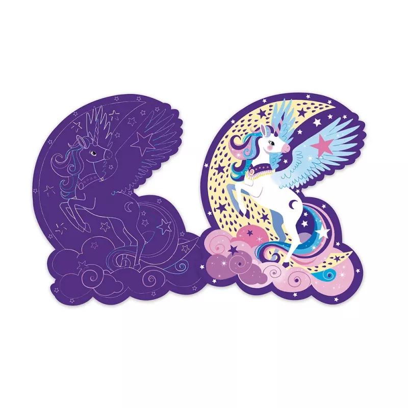 Janod Set de Manualidades Creativas 10 Decoraciones Unicornio 5+