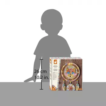 Janod String Art Atrapasueños Brillante Kit de Tejido 3D