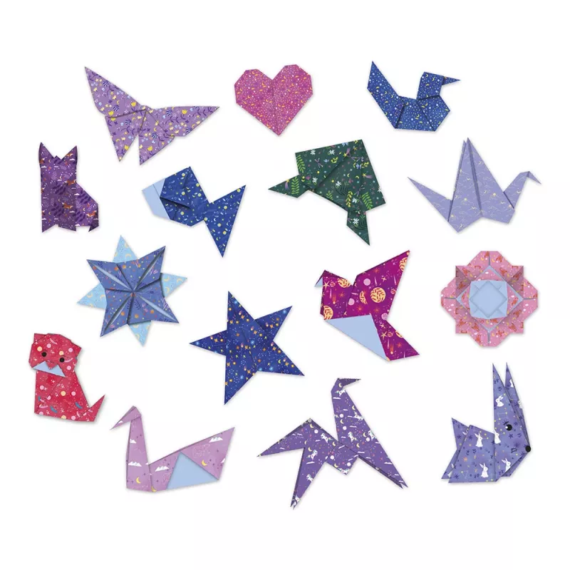 Janod Kit de Creación de Origami Constelaciones 200 Hojas 7+