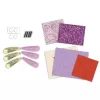 Janod Set de Manualidades Creativas Pinzas de Pelo con Purpurina Jardín 5+ J09179