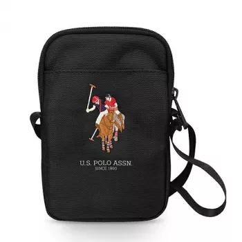 U.S. POLO ASSN. US Polo bolsa pouch USPBPUGFLBK negro