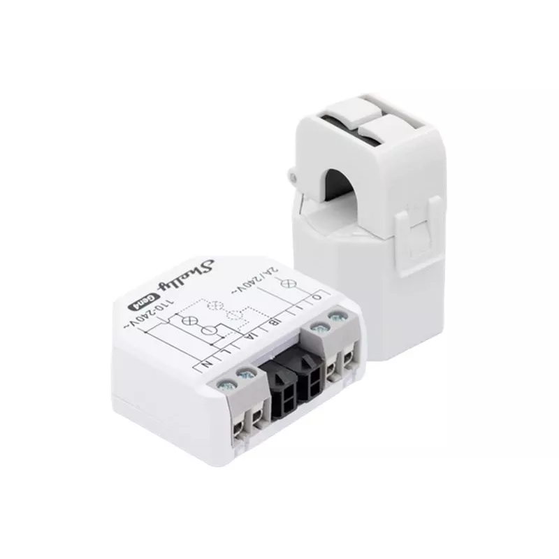 Shelly EM Gen4 medidor de energía de empotrar con WiFi, Zigbee, Matter