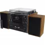 Soundmaster MCD5600BR equipo de música con tocadiscos, DAB+, FM, Bluetooth, CD, casete, USB, 2 x 5 W, marrón