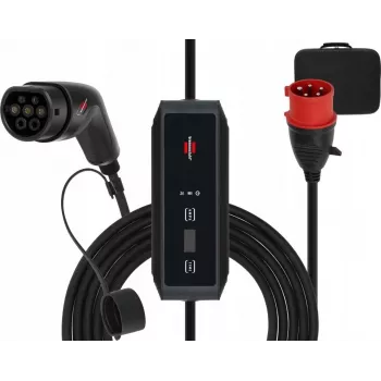 Brennenstuhl Cargador portátil para VE Type 2 CEE 11 kW con cable de 8 m