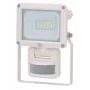 Brennenstuhl foco LED JARO 1060 P con sensor de movimiento por infrarrojos, 10W, 1060lm, blanco luz de día 6500K, IP65, IK08, montaje en pared, cable de 1m