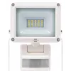 Brennenstuhl foco LED JARO 1060 P con sensor de movimiento por infrarrojos, 10W, 1060lm, blanco luz de día 6500K, IP65, IK08, montaje en pared, cable de 1m