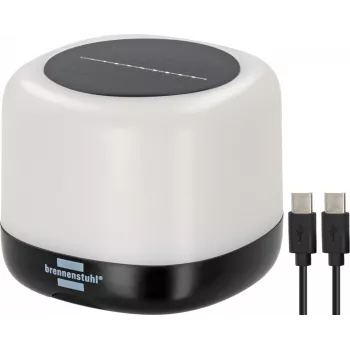 Brennenstuhl Lámpara LED exterior solar con batería RGB GL 100 ASR
