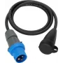 Brennenstuhl Cable adaptador CEE 230V 16A 1,5m conector hembra schuko IP44 negro/azul