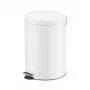 Hailo Selekta M cubo de pedal 20 L, blanco mate
