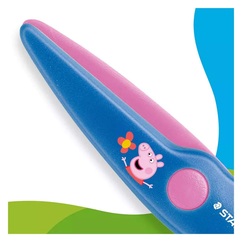 STAEDTLER Noris Junior Peppa Pig tijeras de seguridad infantiles 130 mm