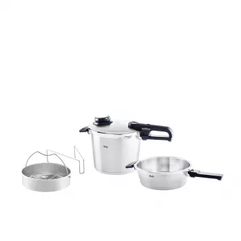 Fissler Vitavit Premium Duo Set olla a presión, 6 y 2,5 L