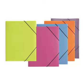 Pagna carpeta con goma A3 PP 3 solapas verde lima