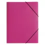PAGNA carpeta con goma A3 PP 3 solapas rosa oscuro