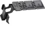 HAGER BA7CLIP Clip de sujeción para sistema de canaleta, ABS/policarbonato, blanco