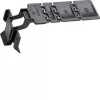 HAGER BA7CLIP Clip de sujeción para sistema de canaleta, ABS/policarbonato, blanco