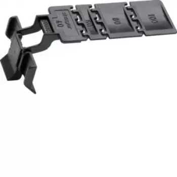 HAGER BA7CLIP Clip de sujeción para sistema de canaleta, ABS/policarbonato, blanco