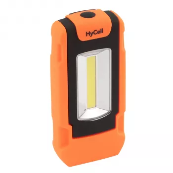 HyCell COB Lámpara de trabajo LED negra/naranja