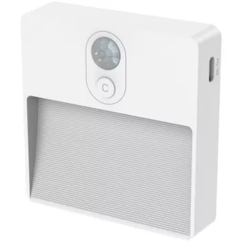 ANSMANN NL5R Luz nocturna LED con sensor crepuscular, blanca, 7,0 cm, 1 ud. (1600-0481)